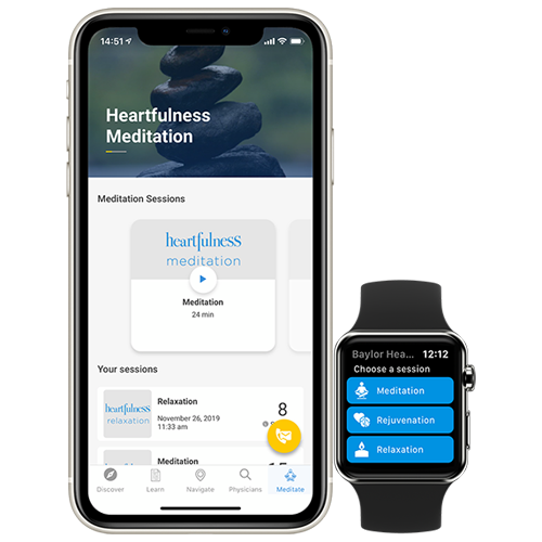 iPhone和Apple Watch在我们的心脏应用程序中显示了冥想和正念选项